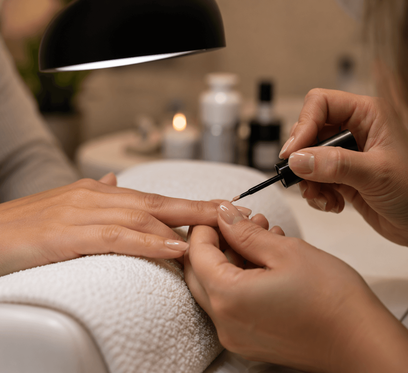 Natural manicure treatment